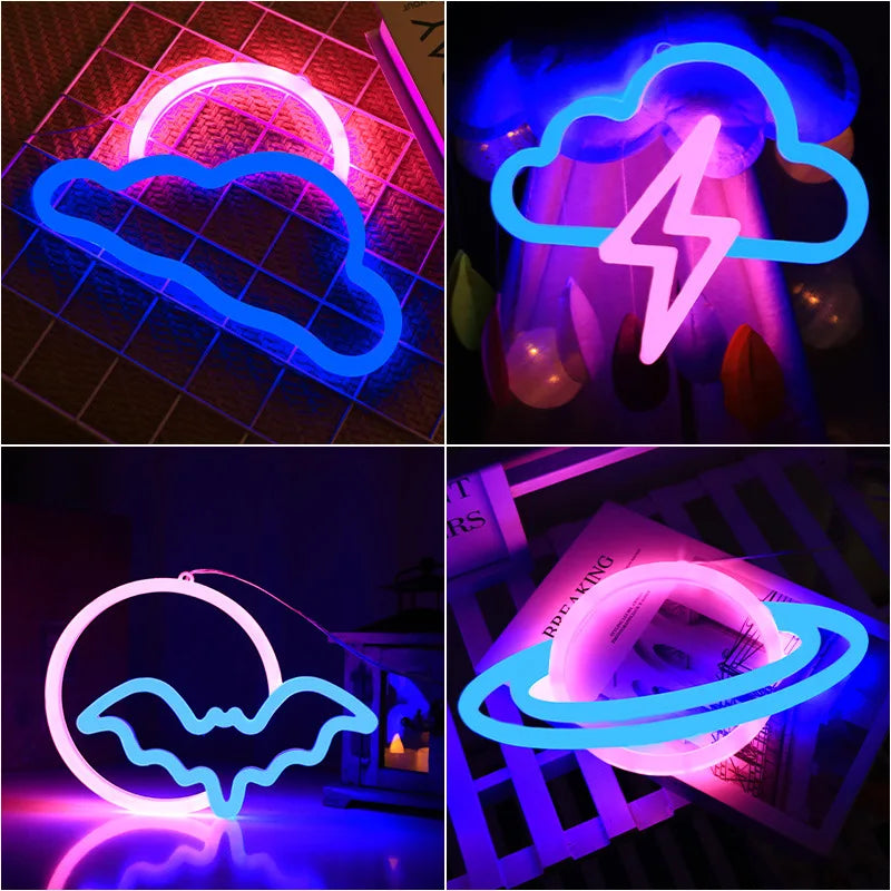 LED Bright Neon Night Light