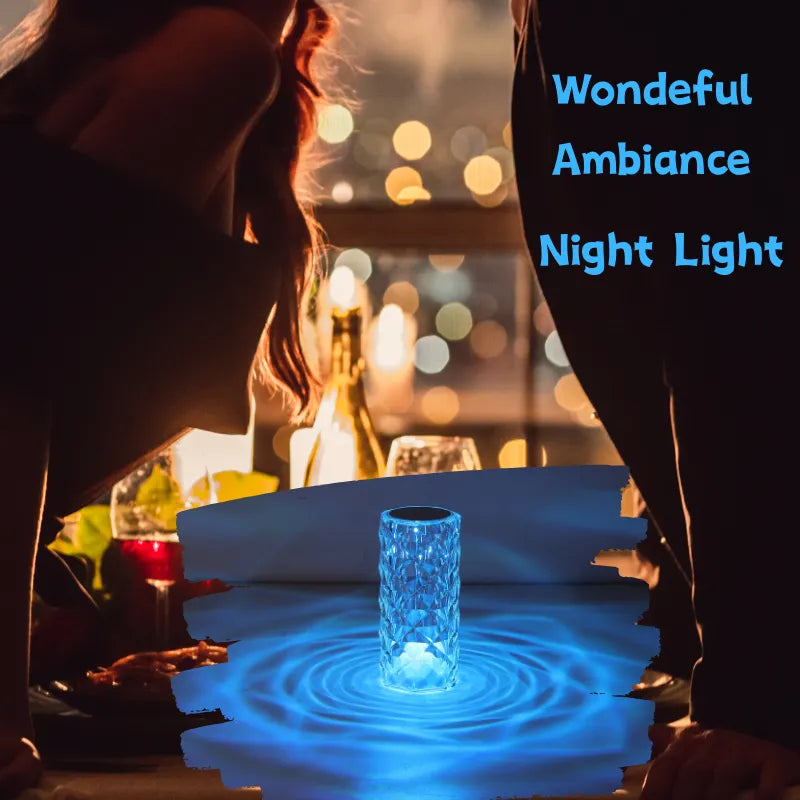 Crystal Table Lamp 16 Colors