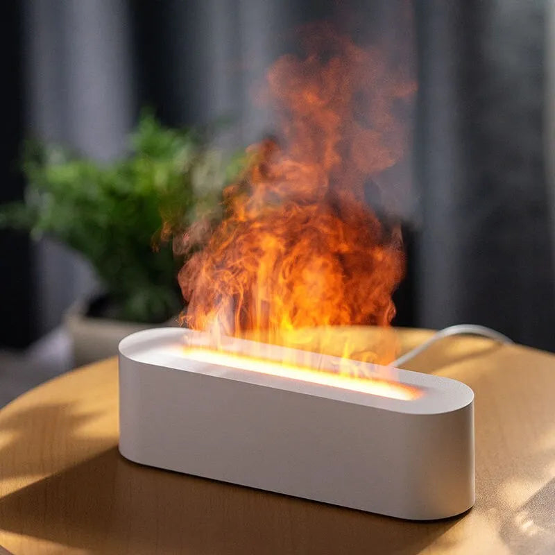 Newest RGB Flame Aroma Diffuser Humidifier